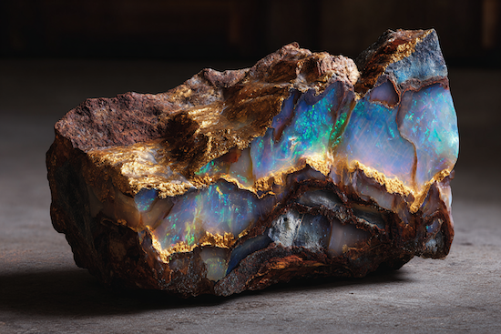 emerald rock slab